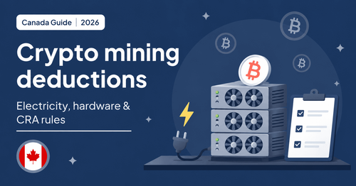 Crypto Mining Deductions Canada 2026: Electricity, Hardware & CRA Rules
