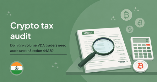 Crypto Tax Audit in India: Do High-Volume VDA Traders Need Audit Under Section 44AB?