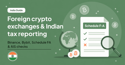 Foreign Crypto Exchanges & Indian Tax Reporting: Binance, Bybit, Schedule FA & AIS Checks