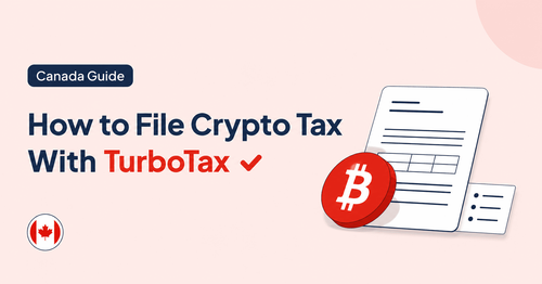 How to File Crypto Tax in Canada with TurboTax